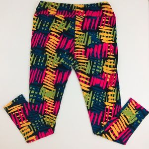 LuLaRoe Leggings Tall & Curvy 90s Style Pattern